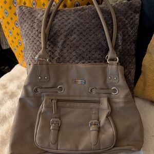 Chic Beige Shoulder Bag